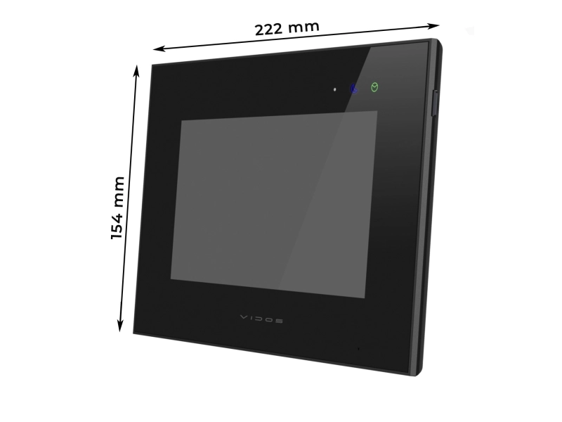 Wideodomofon dwurodzinny WiFi Vidos X 2 monitory M10-B + S11-2 Aplikacja Podczerwień RFID MicroSD 2MPx